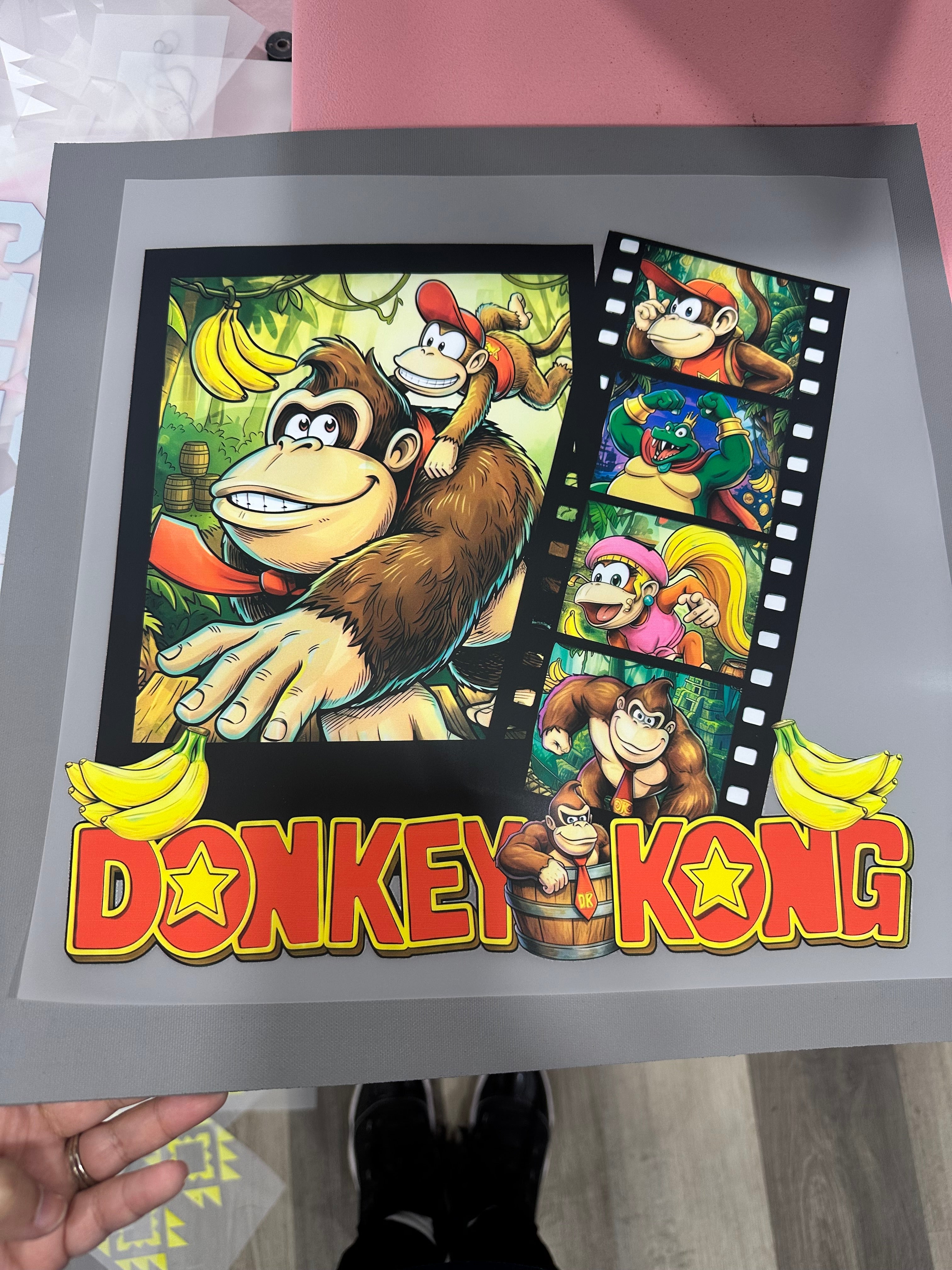 Adult Dtf print d.nkey k.ng